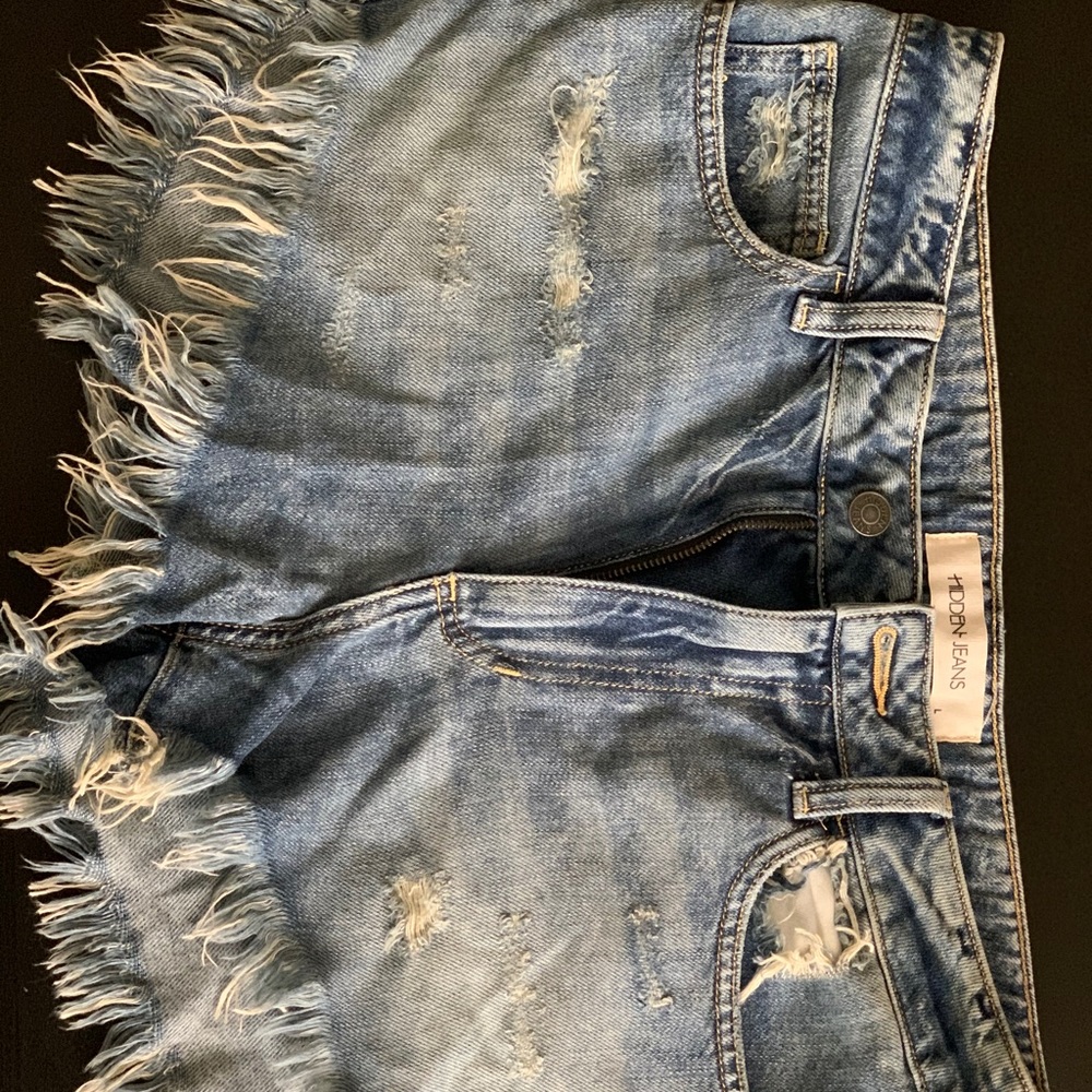 Denim shorts